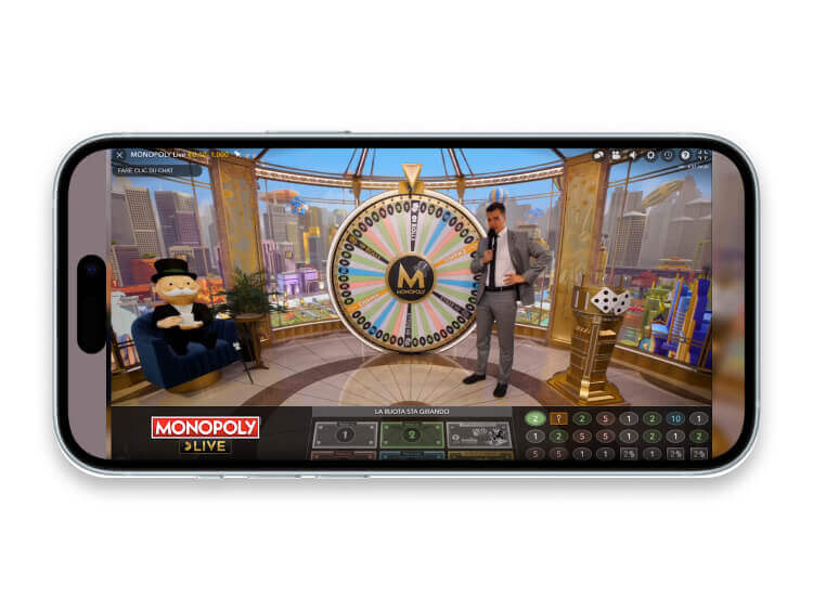 Monopoly Live mobil versiyasi — smartfonda jonli o'yin